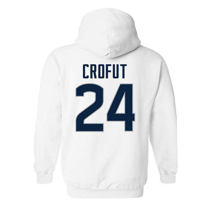 UConn - NCAA Football : Tashi Crofut - Classic Shersey Hooded Sweatshirt-1