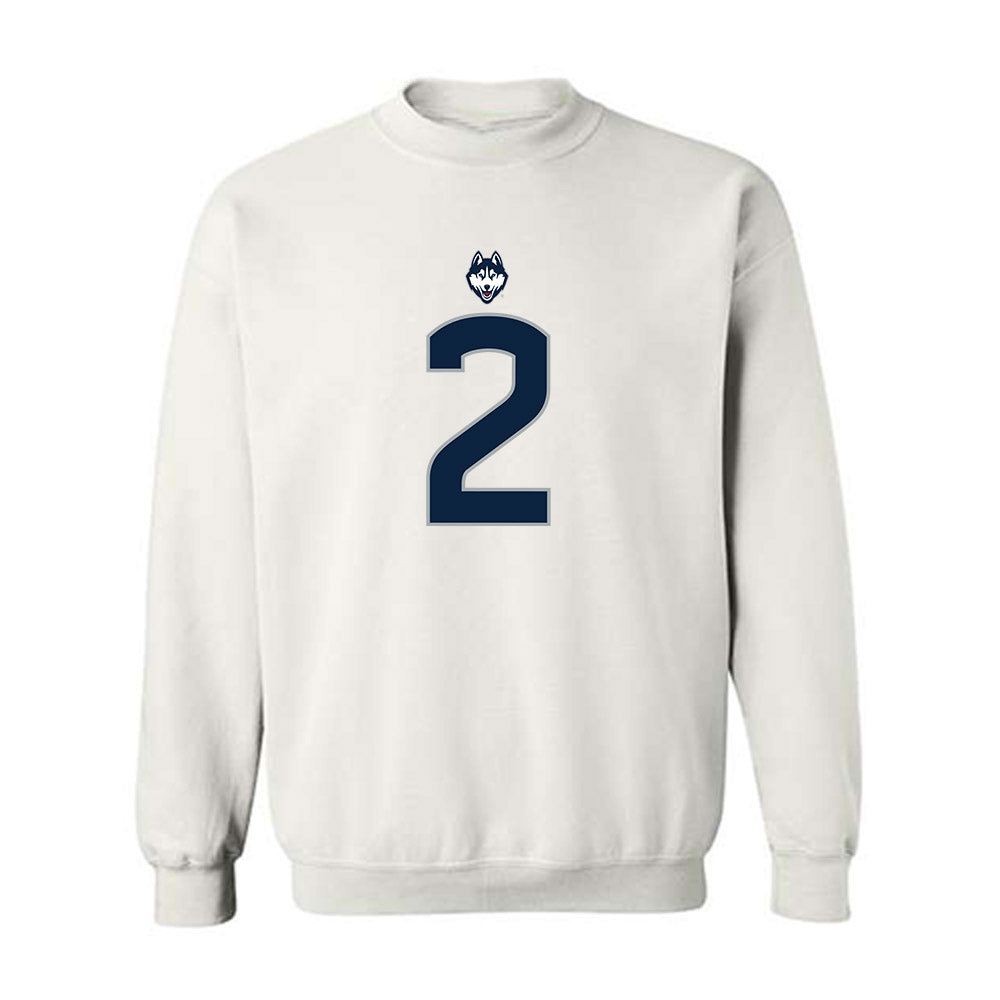 UConn - NCAA Football : Jediyah Willoughby - Classic Shersey Crewneck Sweatshirt-0