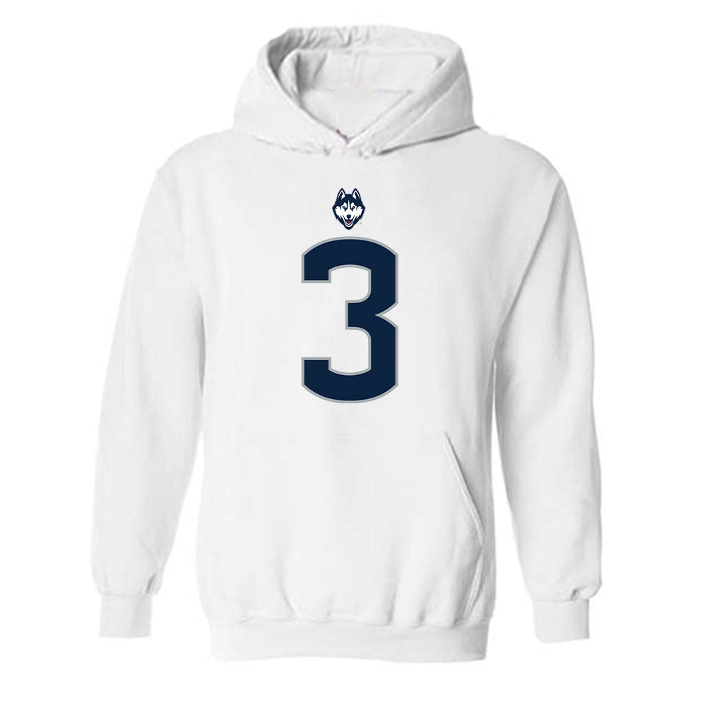 UConn - NCAA Football : Kenji Christian - Classic Shersey Hooded Sweatshirt-0