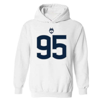 UConn - NCAA Football : Melvin Hills - Classic Shersey Hooded Sweatshirt-0