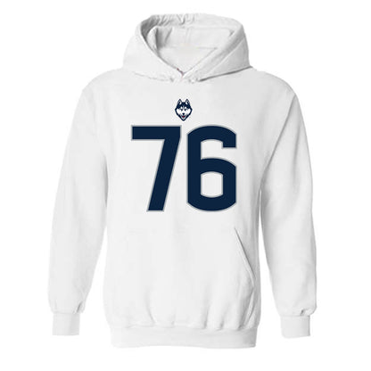 UConn - NCAA Football : Dominic Rivera - Classic Shersey Hooded Sweatshirt-0