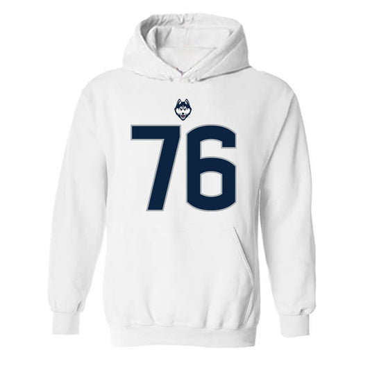 UConn - NCAA Football : Dominic Rivera - Classic Shersey Hooded Sweatshirt-0
