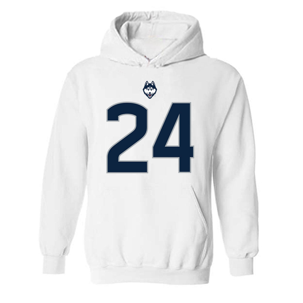 UConn - NCAA Football : Tashi Crofut - Classic Shersey Hooded Sweatshirt-0