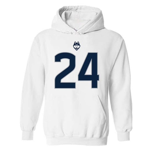UConn - NCAA Football : Tashi Crofut - Classic Shersey Hooded Sweatshirt-0