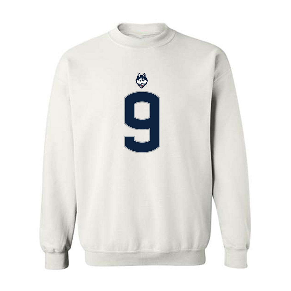 UConn - NCAA Football : Zakaih Saez - Classic Shersey Crewneck Sweatshirt-0