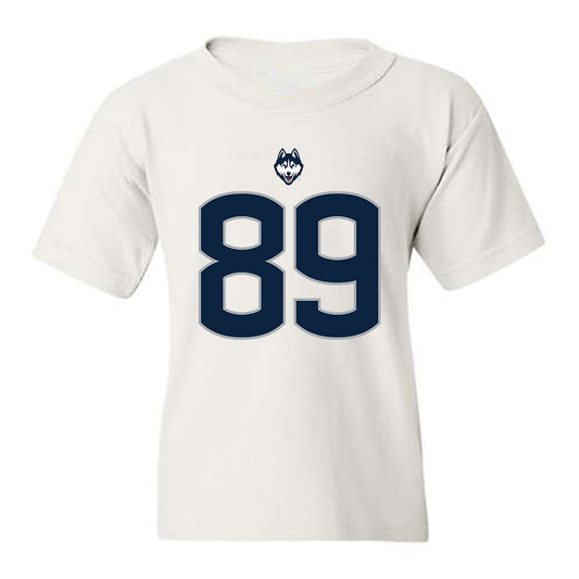 UConn - NCAA Football : Mike Baker - Classic Shersey Youth T-Shirt-0