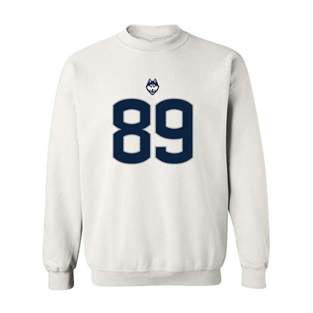 UConn - NCAA Football : Mike Baker - Classic Shersey Crewneck Sweatshirt-0