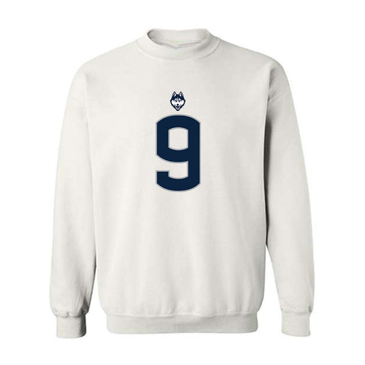 UConn - NCAA Football : Zakaih Saez - Classic Shersey Crewneck Sweatshirt-0