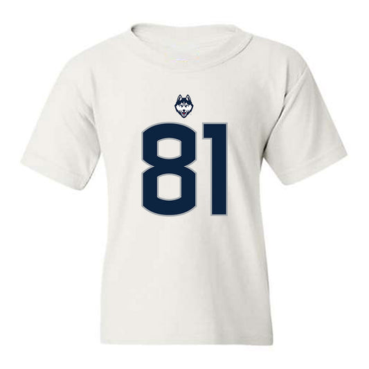 UConn - NCAA Football : Logan Barnes - Classic Shersey Youth T-Shirt-0