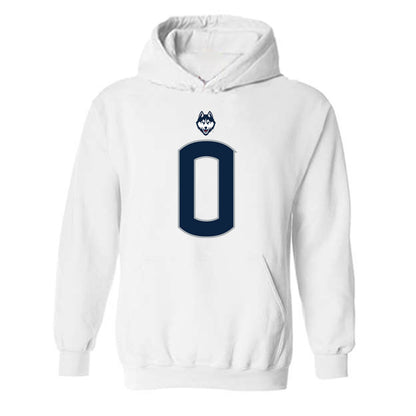 UConn - NCAA Football : Flash Wilson - Classic Shersey Hooded Sweatshirt-0