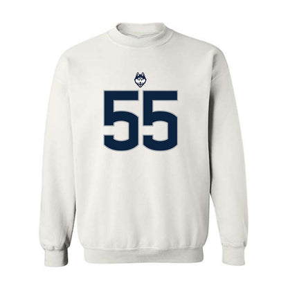 UConn - NCAA Football : Fred Johnson - Classic Shersey Crewneck Sweatshirt-0