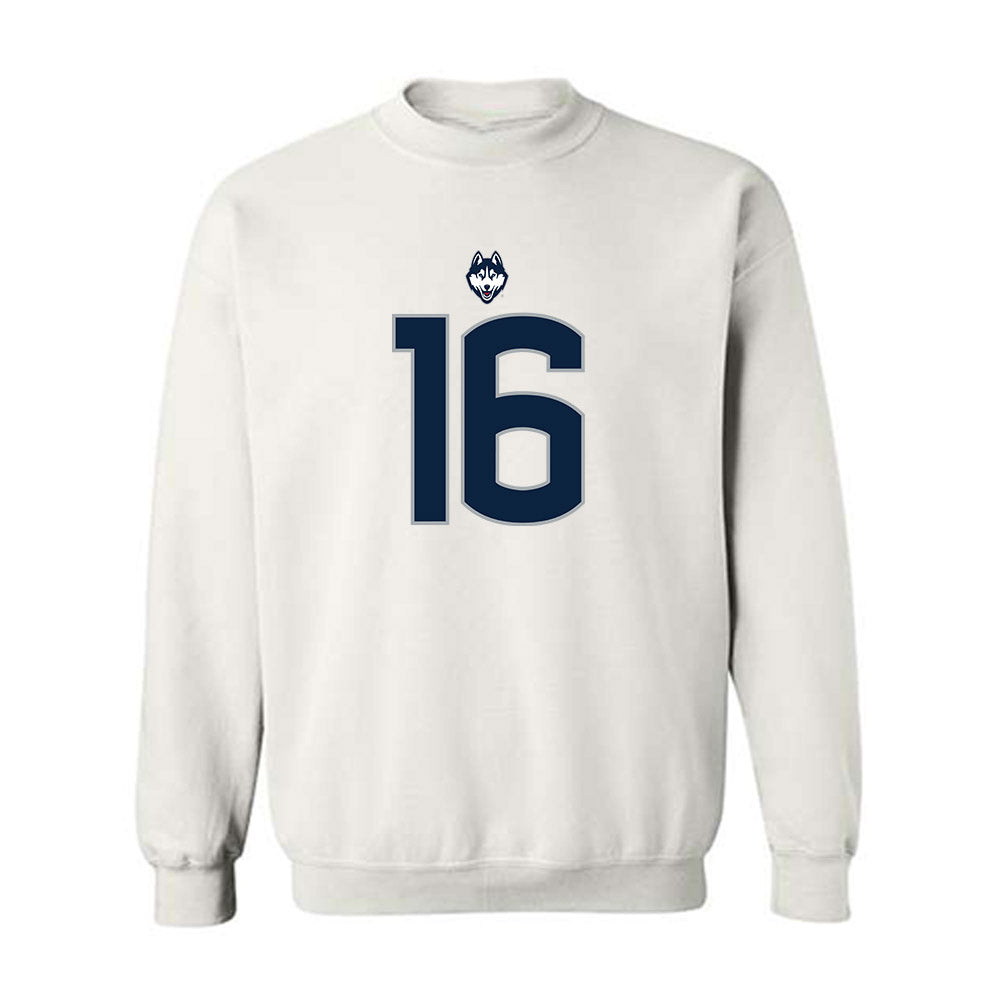 UConn - NCAA Football : Kamren Flowers - Classic Shersey Crewneck Sweatshirt-0