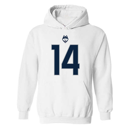 UConn - NCAA Football : Emanuel Ross - Classic Shersey Hooded Sweatshirt-0