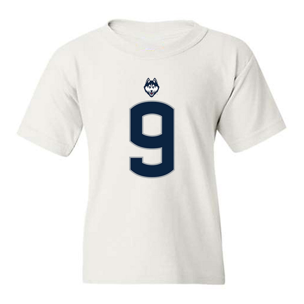 UConn - NCAA Football : Zakaih Saez - Classic Shersey Youth T-Shirt-0
