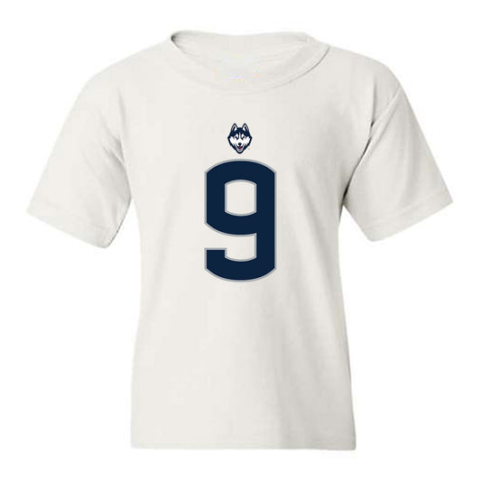 UConn - NCAA Football : Zakaih Saez - Classic Shersey Youth T-Shirt-0