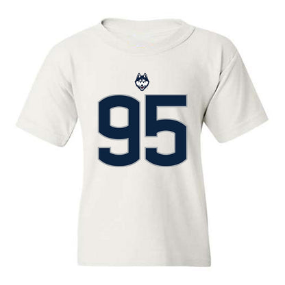 UConn - NCAA Football : Melvin Hills - Classic Shersey Youth T-Shirt-0