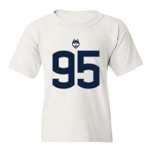 UConn - NCAA Football : Melvin Hills - Classic Shersey Youth T-Shirt-0