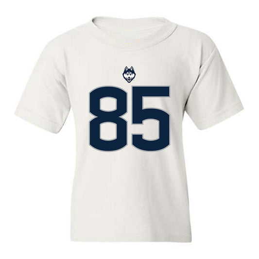 UConn - NCAA Football : Drew Kron - Classic Shersey Youth T-Shirt-0