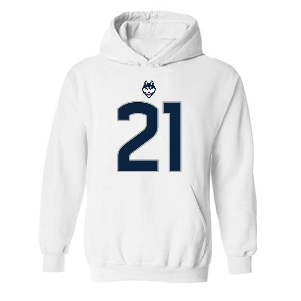 UConn - NCAA Football : Tracy Revels - Classic Shersey Hooded Sweatshirt-0