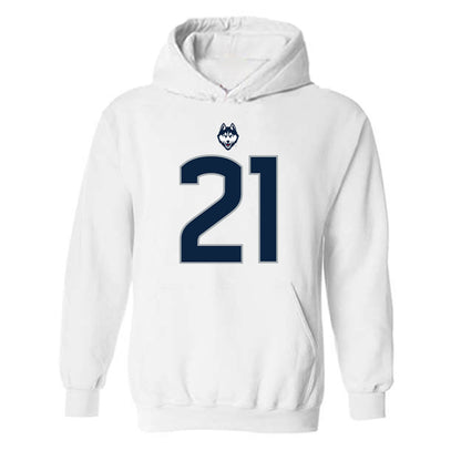 UConn - NCAA Football : Tracy Revels - Classic Shersey Hooded Sweatshirt-0