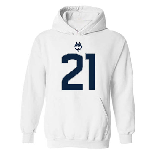 UConn - NCAA Football : Tracy Revels - Classic Shersey Hooded Sweatshirt-0