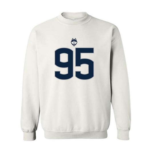 UConn - NCAA Football : Melvin Hills - Classic Shersey Crewneck Sweatshirt-0