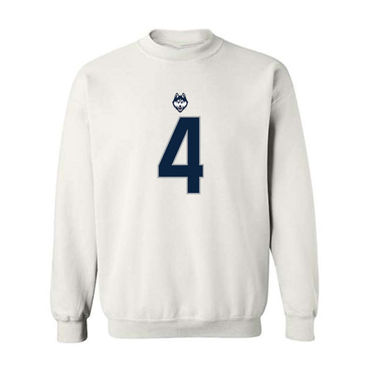 UConn - NCAA Football : Braedyn Moore - Classic Shersey Crewneck Sweatshirt-0