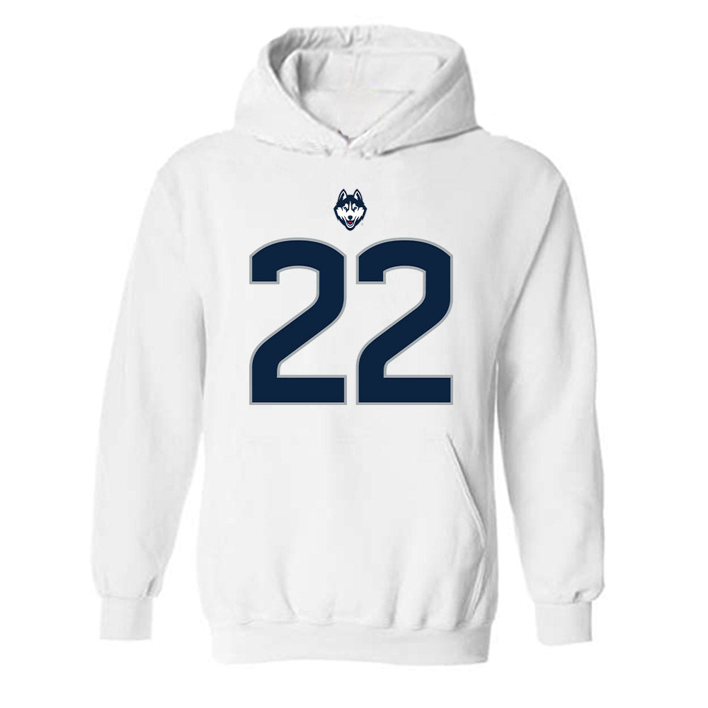 UConn - NCAA Football : Jaden Hart - Classic Shersey Hooded Sweatshirt-0