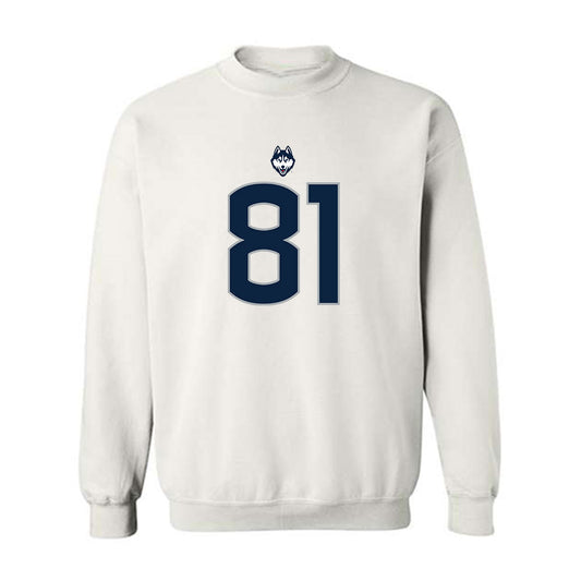 UConn - NCAA Football : Logan Barnes - Classic Shersey Crewneck Sweatshirt-0