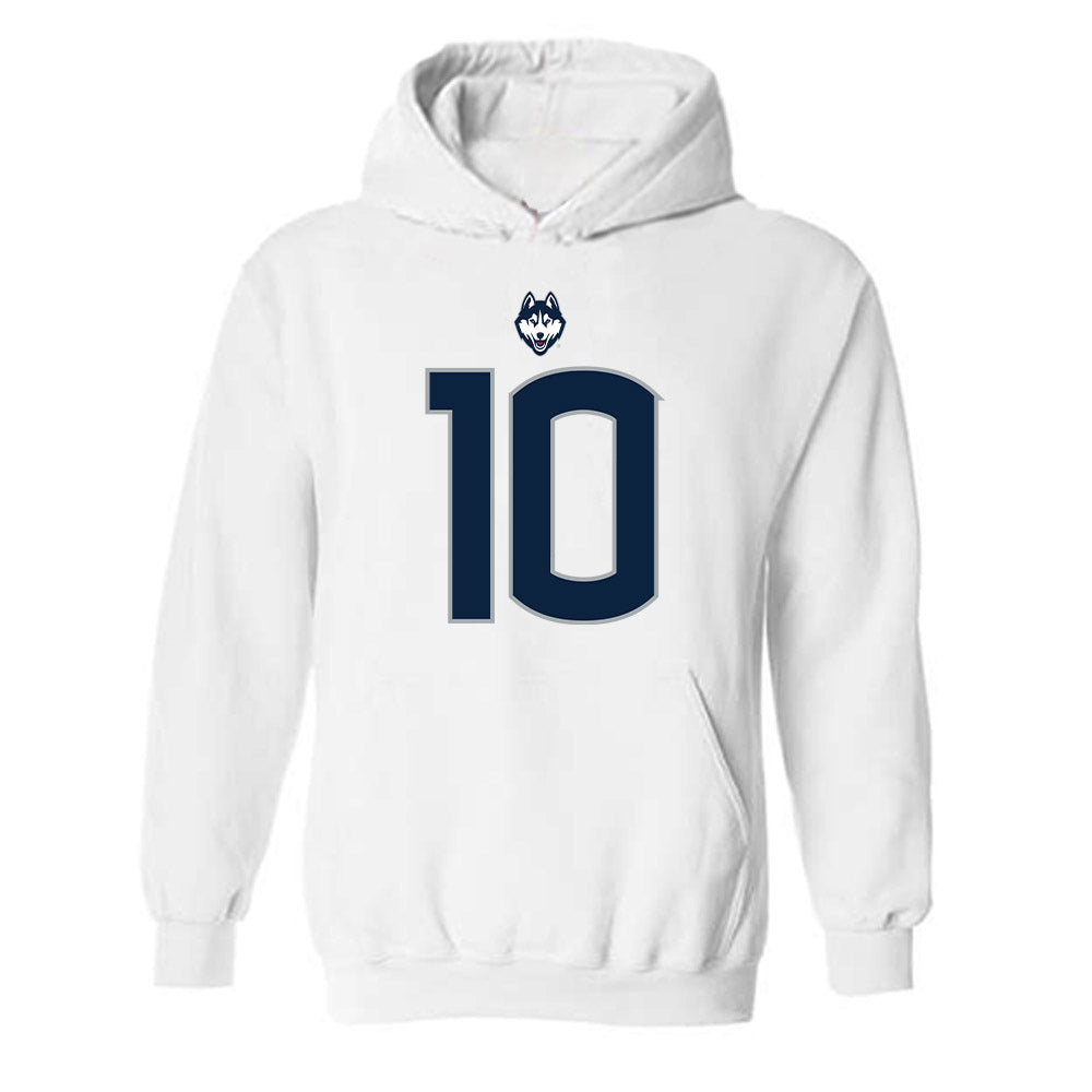 UConn - NCAA Football : Jayden Davis - Classic Shersey Hooded Sweatshirt-0