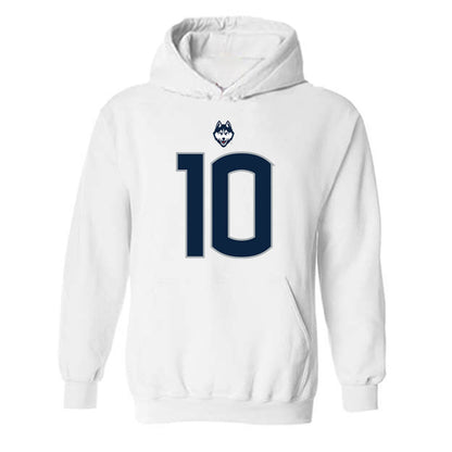 UConn - NCAA Football : Jayden Davis - Classic Shersey Hooded Sweatshirt-0