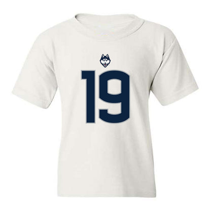 UConn - NCAA Football : Ethan Hogg - Classic Shersey Youth T-Shirt-0