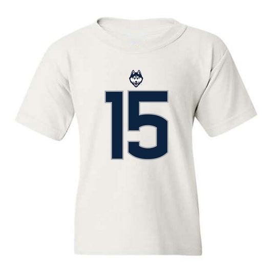 UConn - NCAA Football : Cam Abshire - Classic Shersey Youth T-Shirt-0