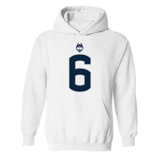 UConn - NCAA Football : Trey Cornist - Classic Shersey Hooded Sweatshirt-0