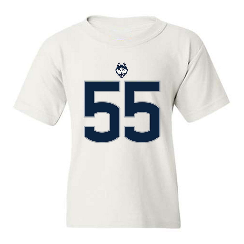 UConn - NCAA Football : Fred Johnson - Classic Shersey Youth T-Shirt-0