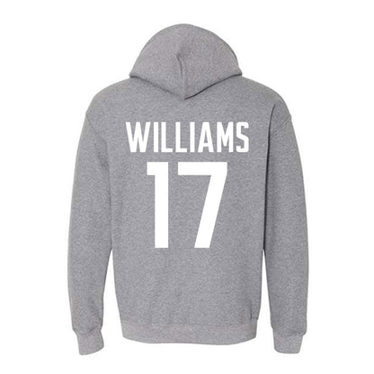 UConn - NCAA Football : Teddy Williams - Sports Shersey Hooded Sweatshirt