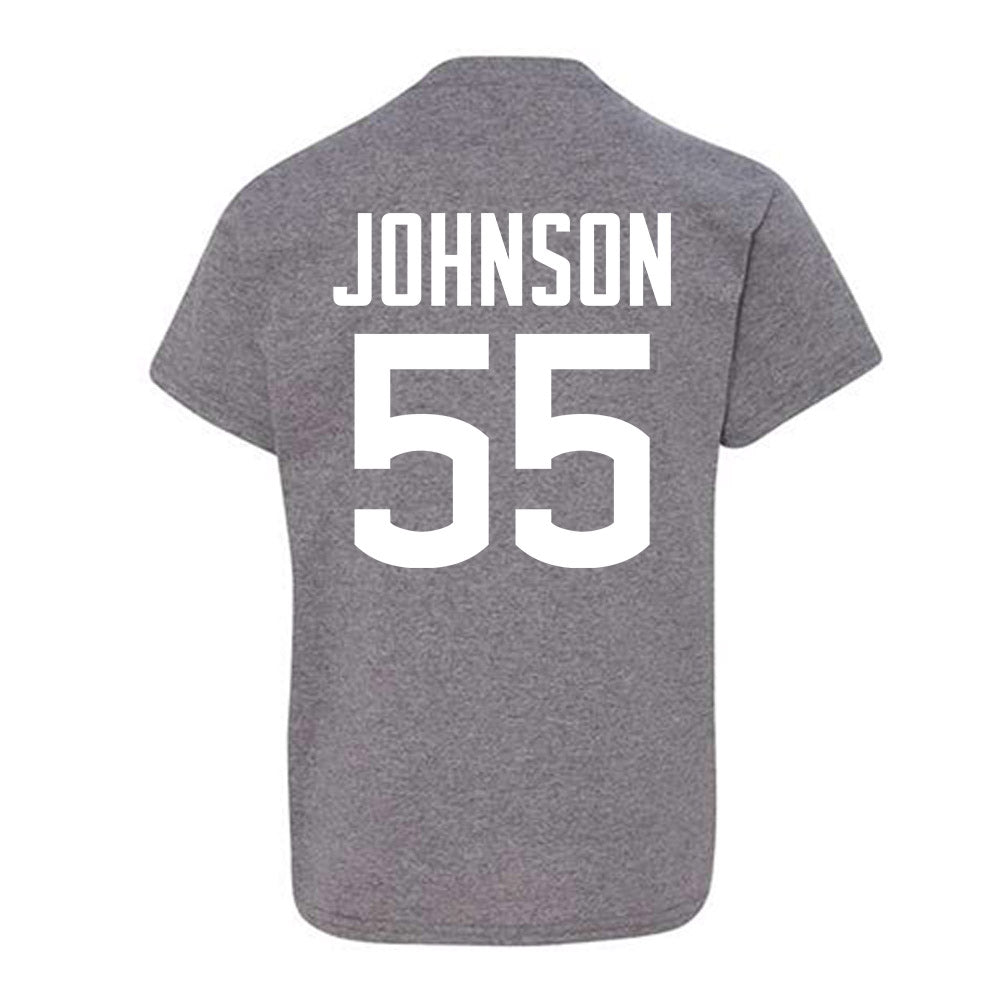 UConn - NCAA Football : Fred Johnson - Sports Shersey Youth T-Shirt-1