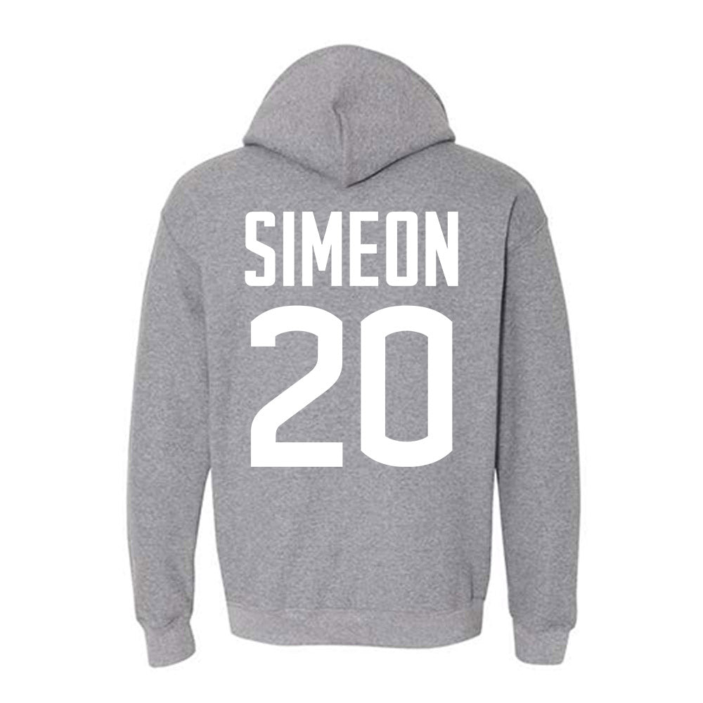 UConn - NCAA Football : Shawn Simeon - Sports Shersey Hooded Sweatshirt-1