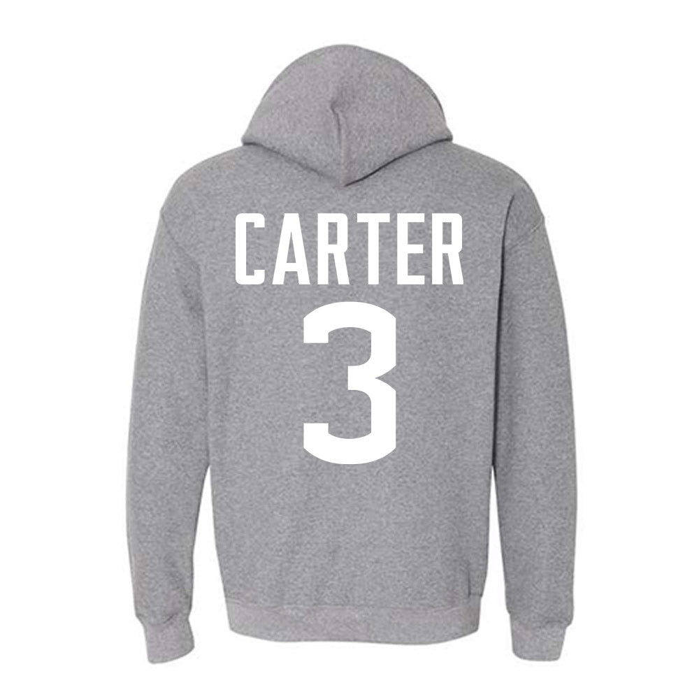 UConn - NCAA Football : Esean Carter - Sports Shersey Hooded Sweatshirt-1