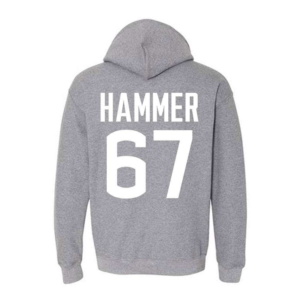 UConn - NCAA Football : Hannes Hammer - Sports Shersey Hooded Sweatshirt-1