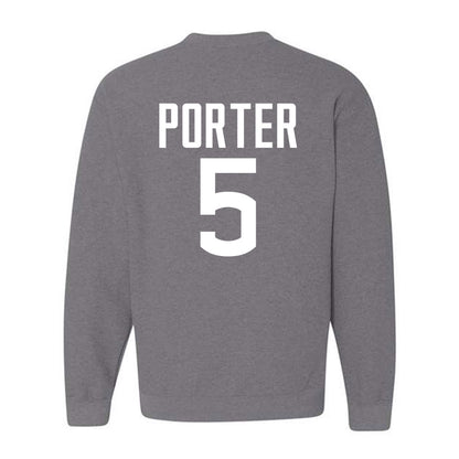 UConn - NCAA Football : Shamar Porter - Sports Shersey Crewneck Sweatshirt-1