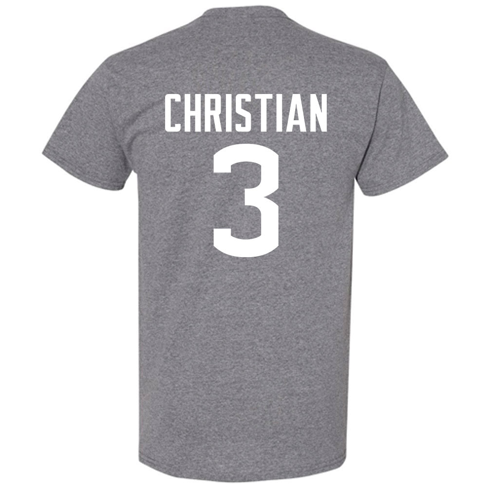 UConn - NCAA Football : Kenji Christian - Sports Shersey T-Shirt-1