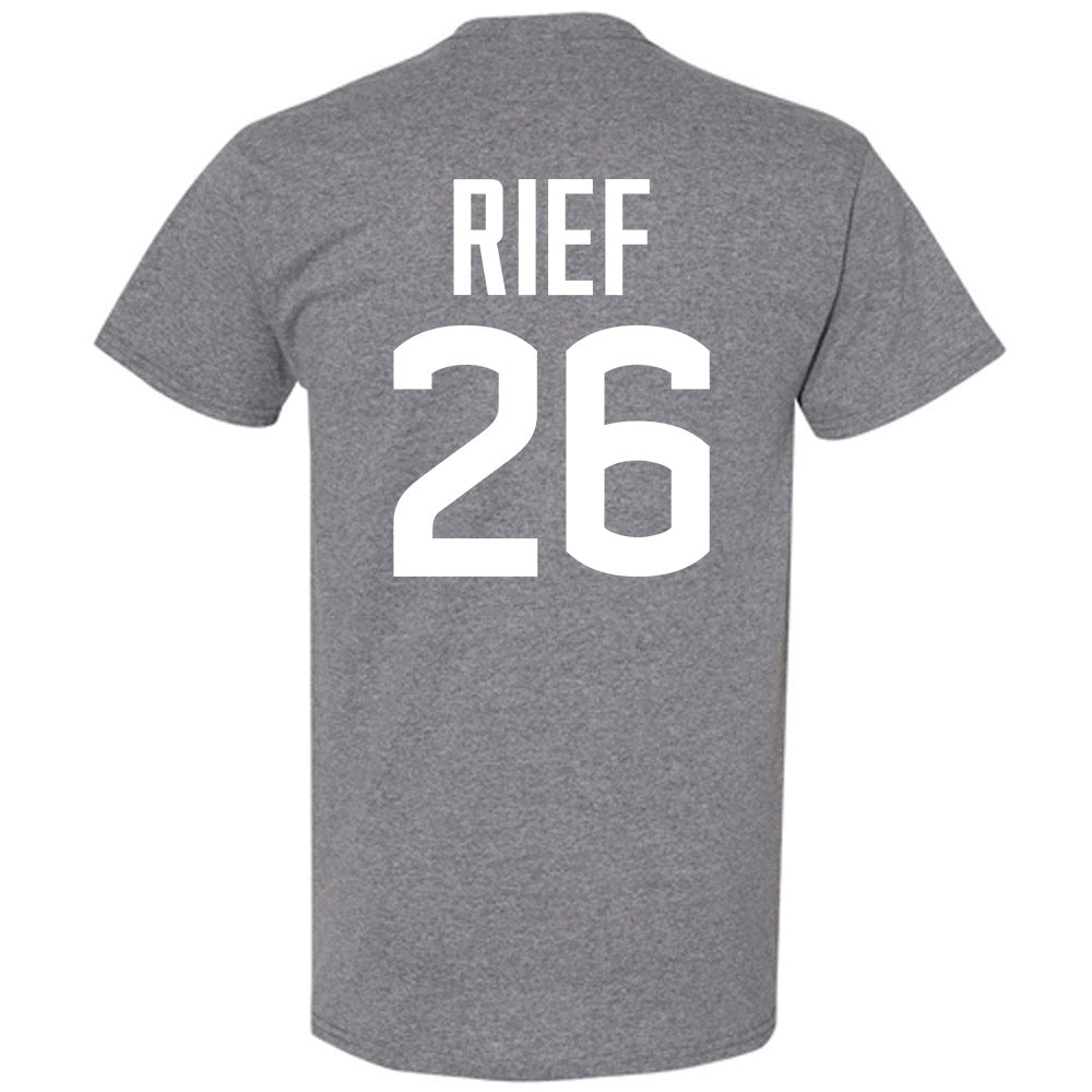 UConn - NCAA Football : Soren Rief - Sports Shersey T-Shirt-1
