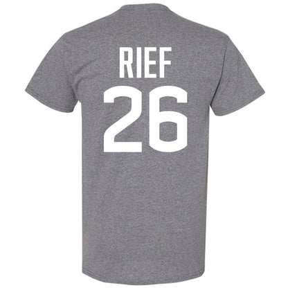 UConn - NCAA Football : Soren Rief - Sports Shersey T-Shirt-1