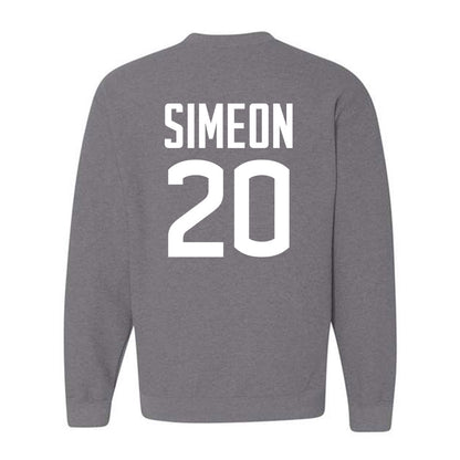 UConn - NCAA Football : Shawn Simeon - Sports Shersey Crewneck Sweatshirt-1