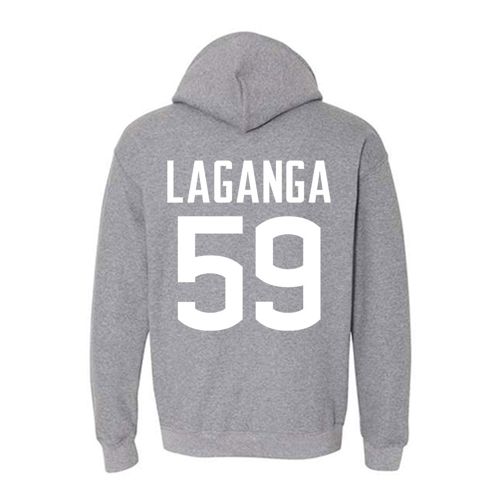 UConn - NCAA Football : David LaGanga - Sports Shersey Hooded Sweatshirt-1