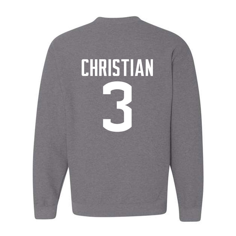 UConn - NCAA Football : Kenji Christian - Sports Shersey Crewneck Sweatshirt-1