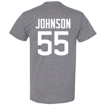 UConn - NCAA Football : Fred Johnson - Sports Shersey T-Shirt-1
