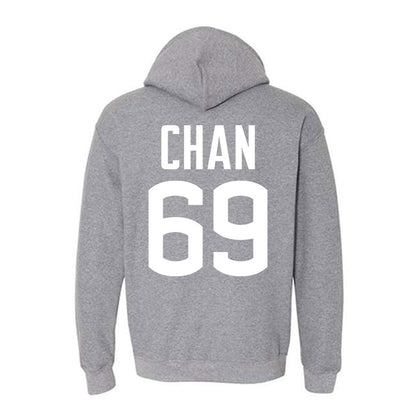 UConn - NCAA Football : Ty Chan - Sports Shersey Hooded Sweatshirt-1