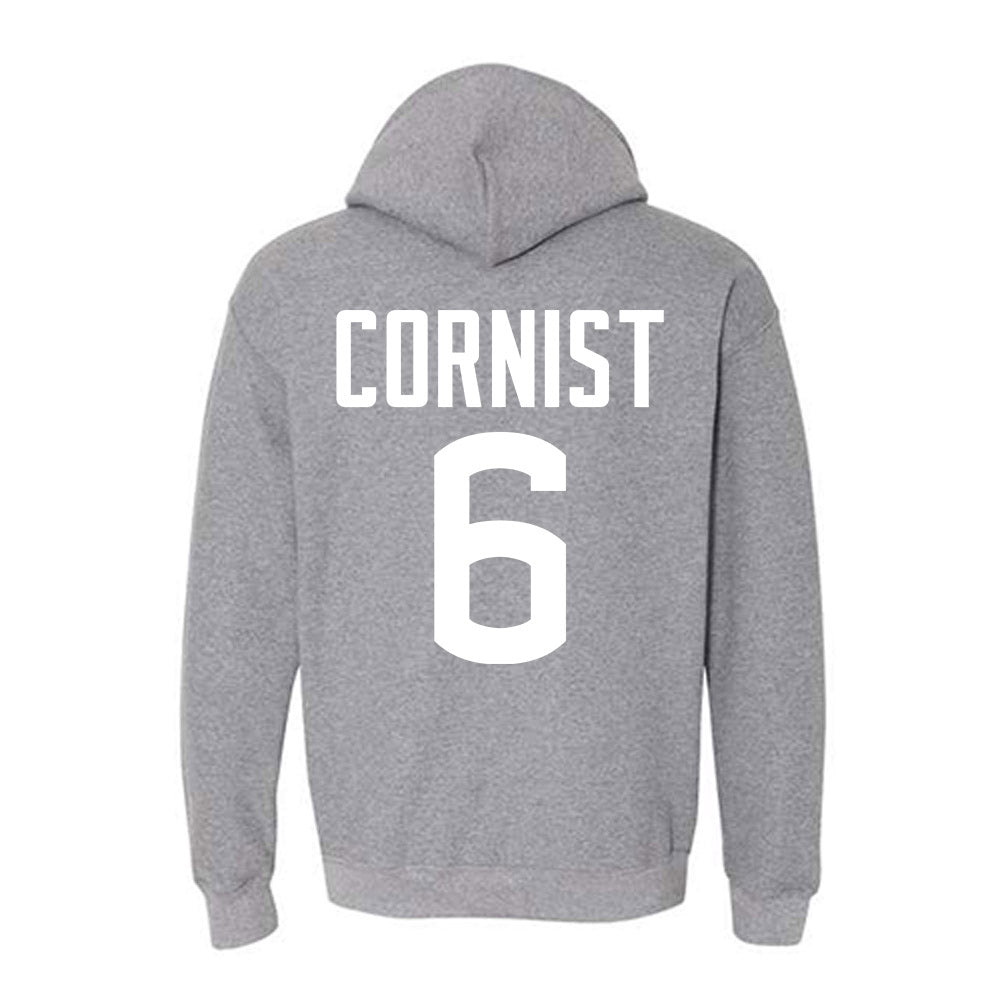 UConn - NCAA Football : Trey Cornist - Sports Shersey Hooded Sweatshirt-1